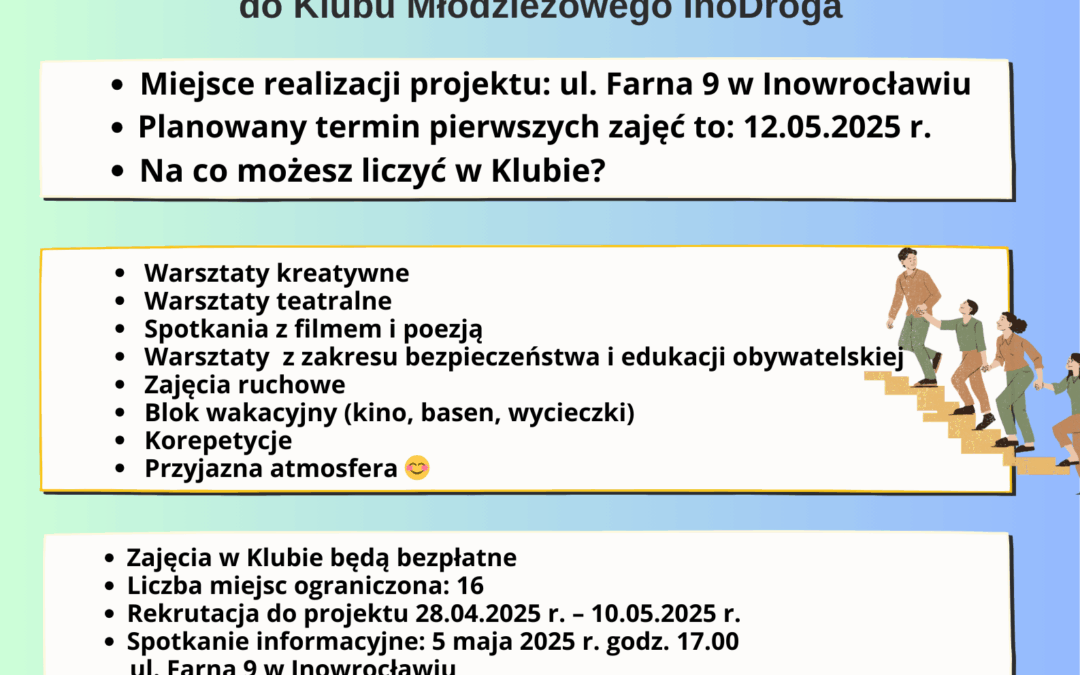 Chrześcijańska Wspólnota Ewangeliczna Kościół DROGA w&nbsp;Inowrocławiu zaprasza do&nbsp;udziału w&nbsp;projekcie