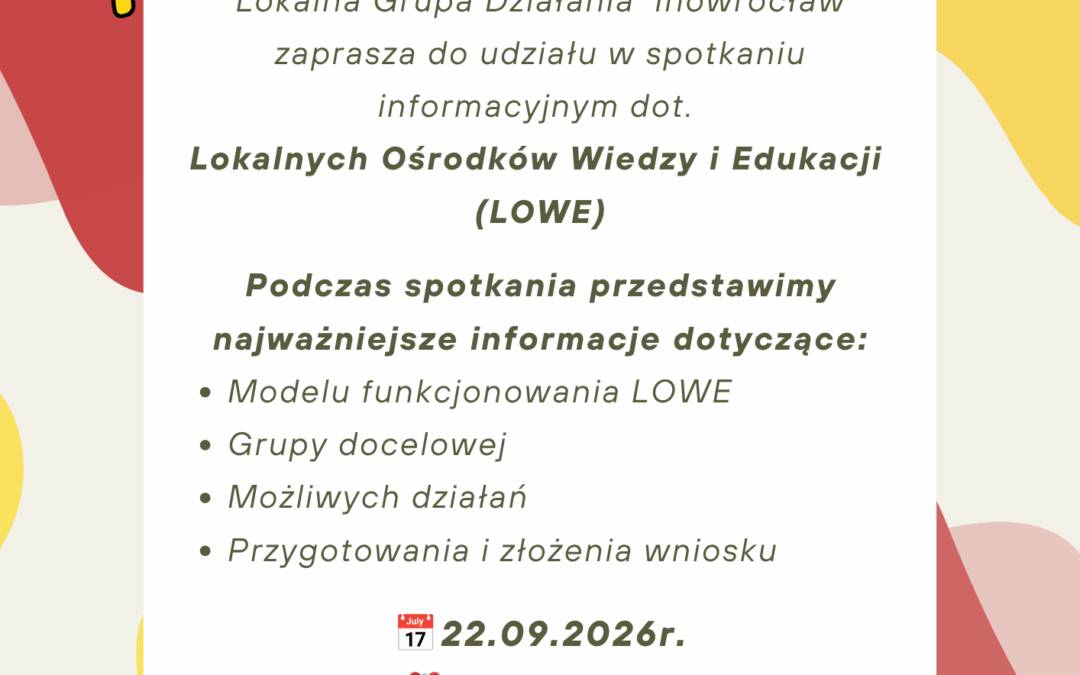 Zapraszamy na&nbsp;spotkanie informacyjno-konsultacyjne!