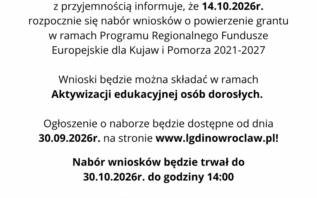 RUSZA NOWY NABÓR!