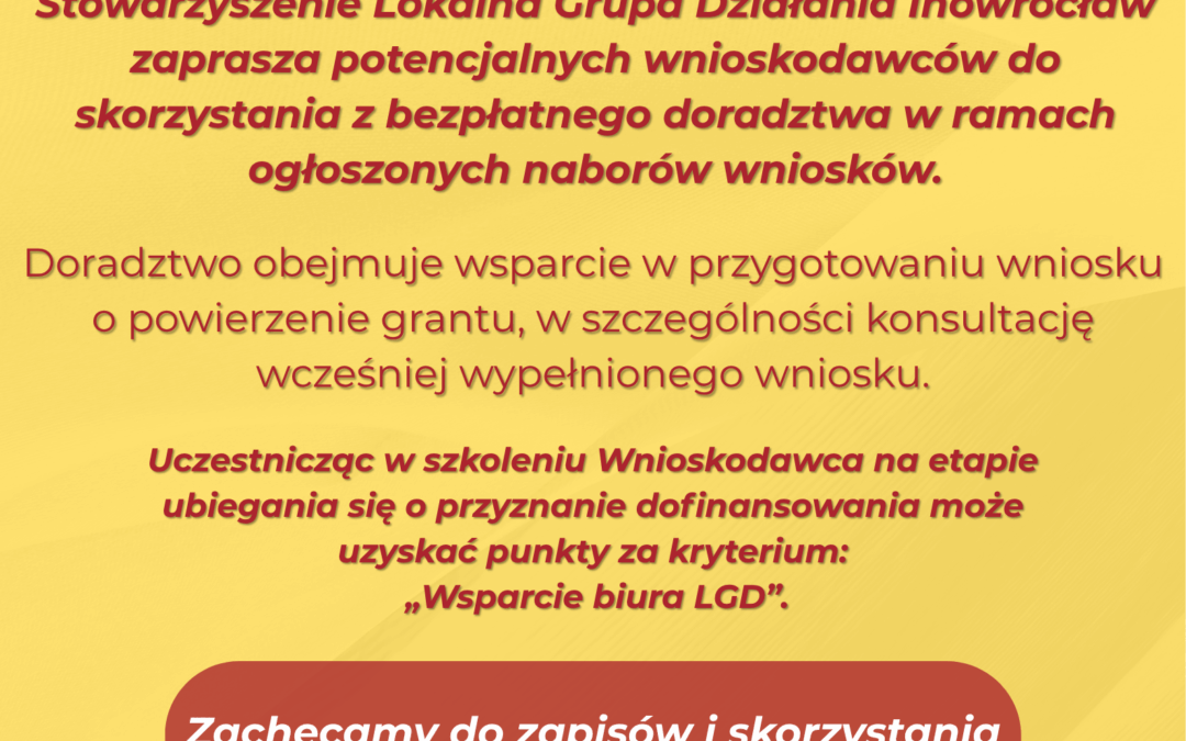 BEZPŁATNE DORADZTWO!
