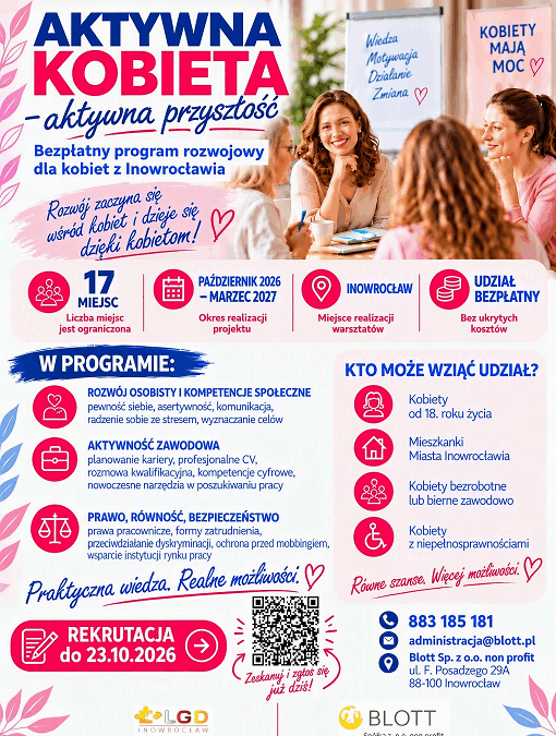 Blott sp. z&nbsp;o.o. non profit ZAPRASZA DO&nbsp;UDZIAŁU W&nbsp;PROJEKCIE!